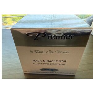 Premier Dead Sea‎ Mask Miracle Noir All Skin Types Face Mask, New